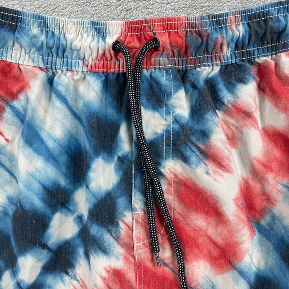 Rip Curl Freebird Lay Days Board Shorts Mens Small Multi Tie Dye Swimwear - Picture 5 of 10